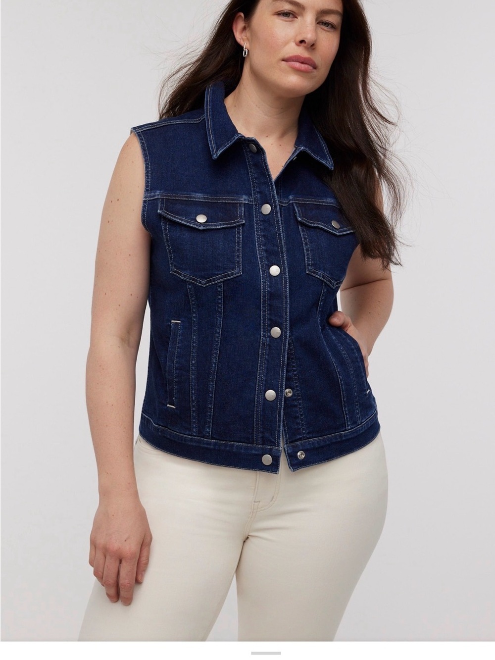 Madewell Fitted Denim Vest
